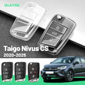 כיסוי TPU שקוף למפתח ל-Volkswagen Taigo — Taigo/Nivus CS, שנות 2020–2026