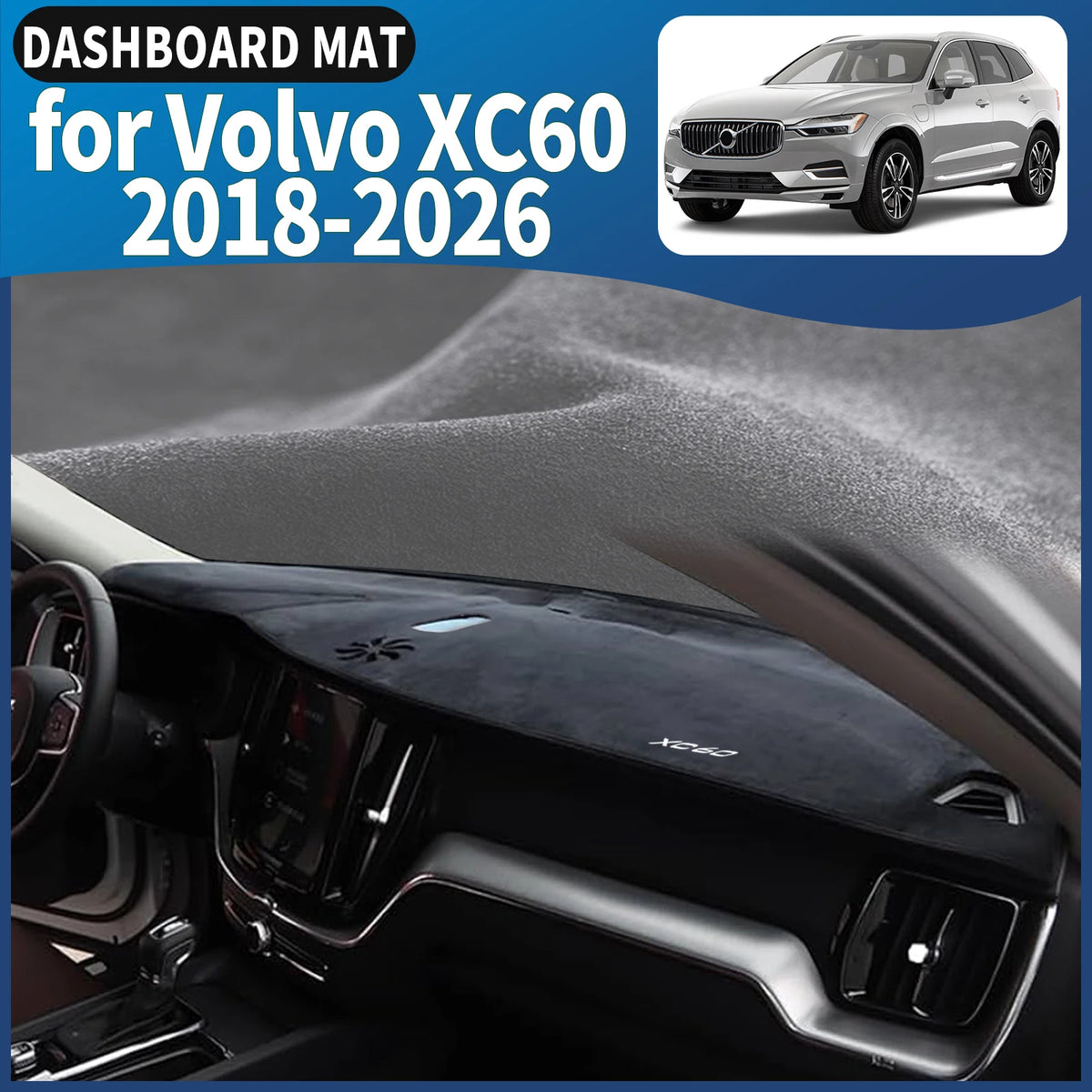 כיסוי דשבורד ל-Volvo XC60 ‏2018–2026