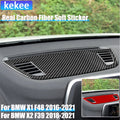 חיפוי במראה קרבון לפתחי האוורור בדשבורד ל-BMW X1 — X1 F48 שנות 2016–2021 ו-X2 F39 שנות 2018–2021