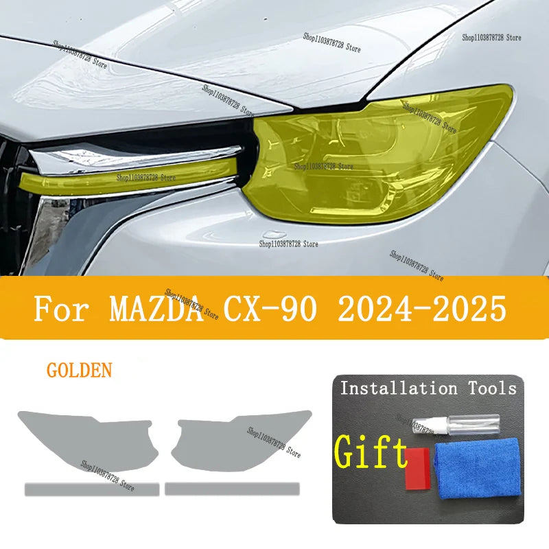 סרט שקוף להגנת פנסים במאזדה CX-90