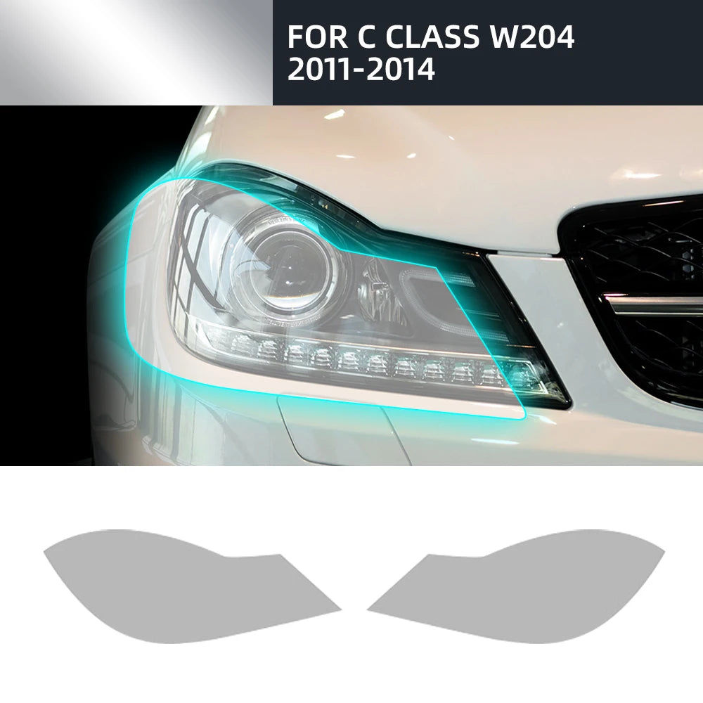 סרט TPU להגנת משטחי הרכב ל-Mercedes-Benz C-Class W204 ‏2011–2014