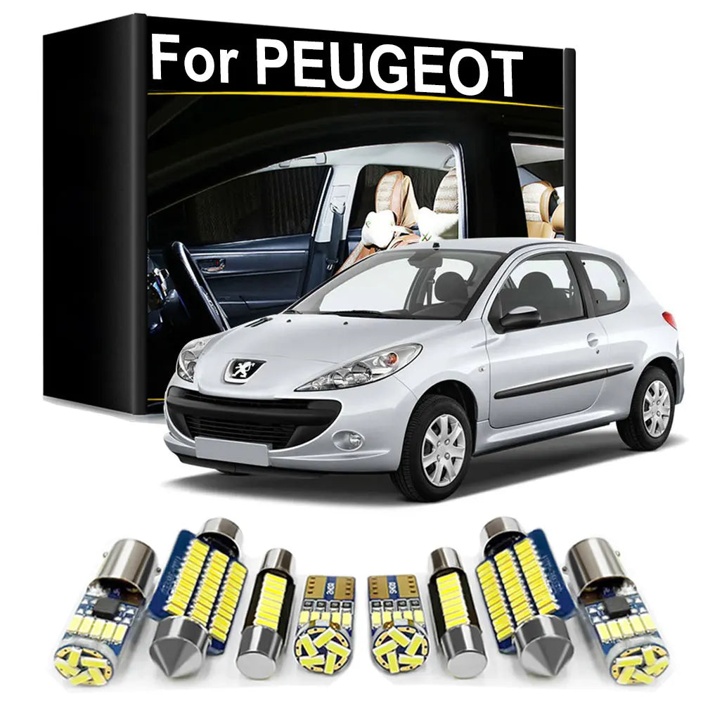 ערכת תאורת פנים LED לפיג׳ו 108