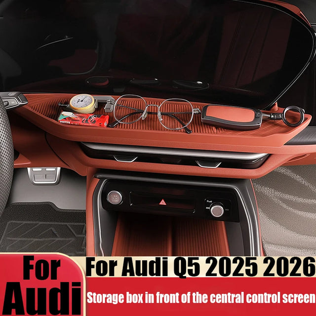 רפידת סיליקון לאחסון מול המסך ל-Audi Q5 — GU, שנות 2025–2026