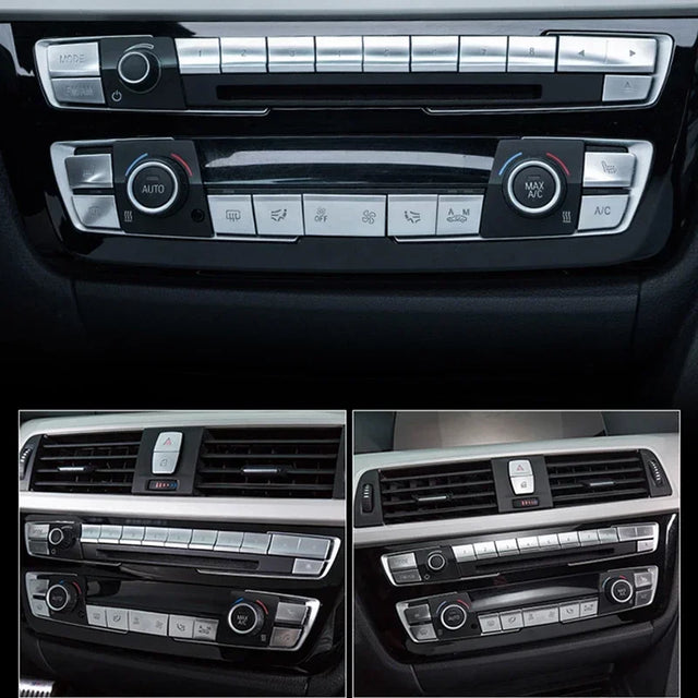 חיפוי כרום לכפתורי מערכת השמע ל-BMW סדרה 4 — F30/F32/F34/F35/F36