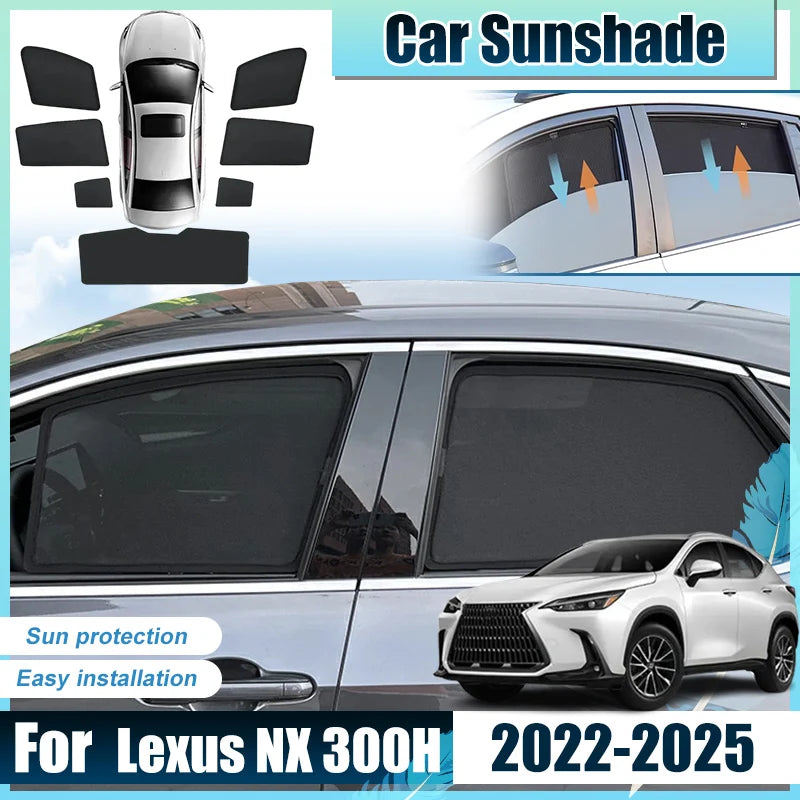 סוככי חלונות קדמיים ואחוריים ל-Lexus NX ‏2022–2025