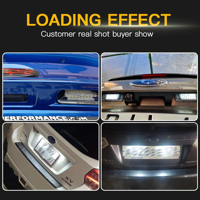 תאורת לוחית רישוי LED לסובארו BRZ