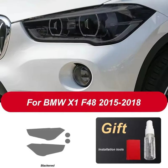 סרט TPU להגנת הפנסים הקדמיים ל-BMW X1 — F48, משנת 2015