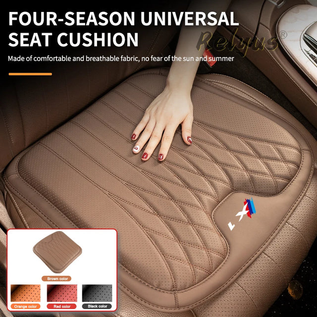 כרית מושב מעור PU עם מרקם מאוורר ל-BMW X1 — E84/F48
