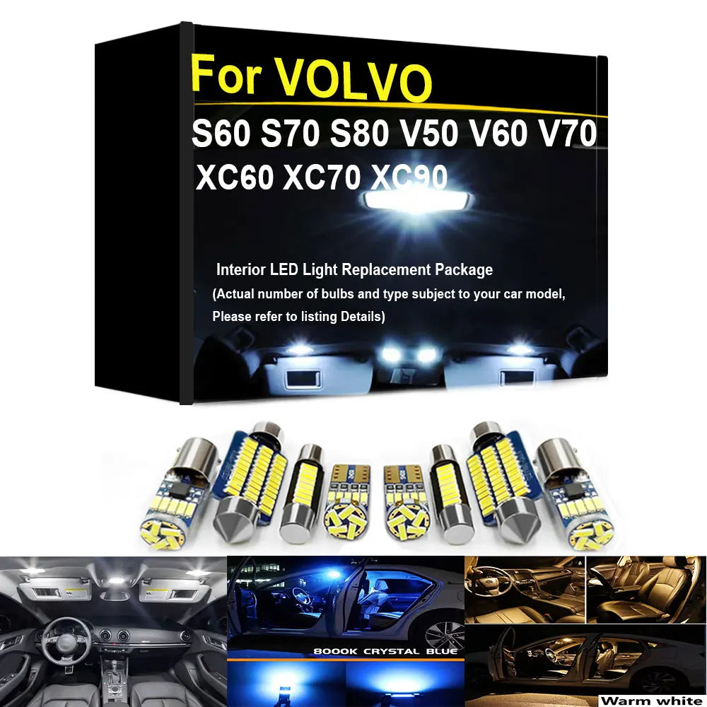 ערכת נורות LED לתא הנוסעים ל-Volvo S60