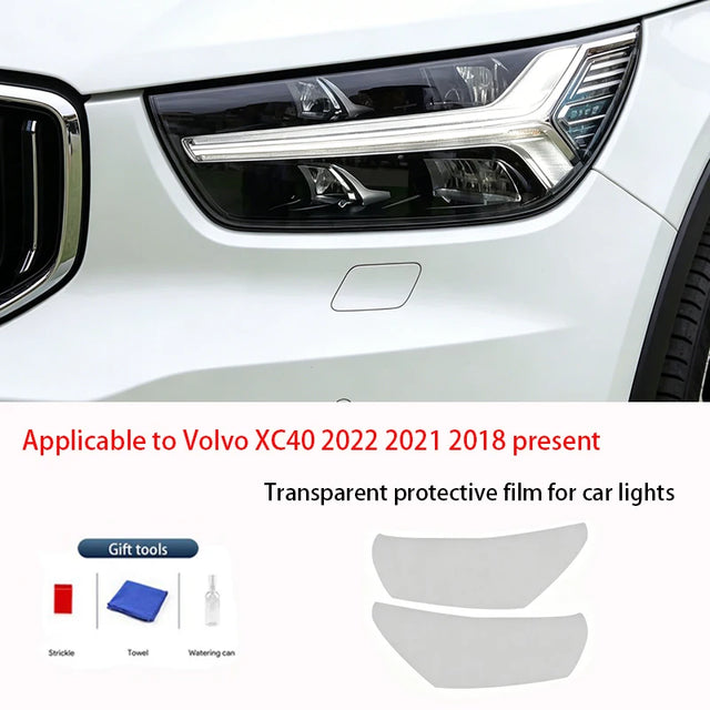 סרט TPU להגנת פנסים ל-Volvo XC40 משנת 2018