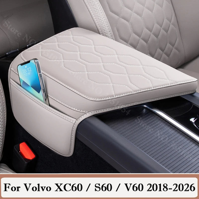 כרית כיסוי למשענת היד ל-Volvo XC60 ו-S60 ‏2018–2026