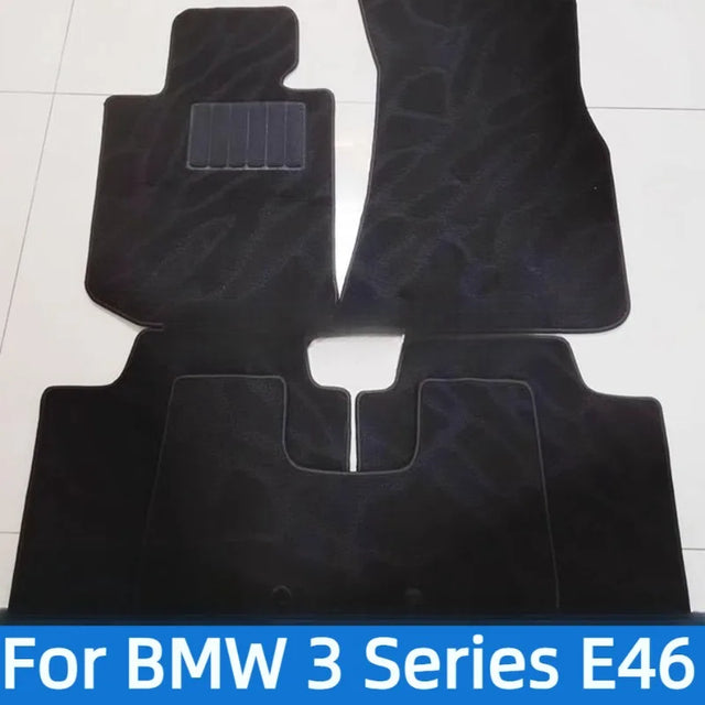 שטיחי רצפה נגד החלקה ל-BMW סדרה 3 — E46, שנות 1998–2006, להגה שמאל