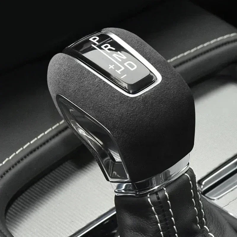 כיסוי במראה זמש לידית הילוכים ל-Volvo XC90 ו-S60
