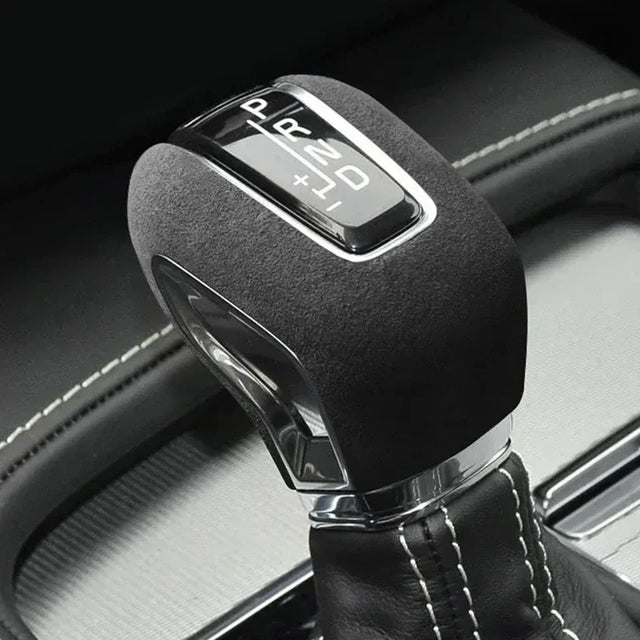 כיסוי במראה זמש לידית הילוכים ל-Volvo XC90 ו-S60