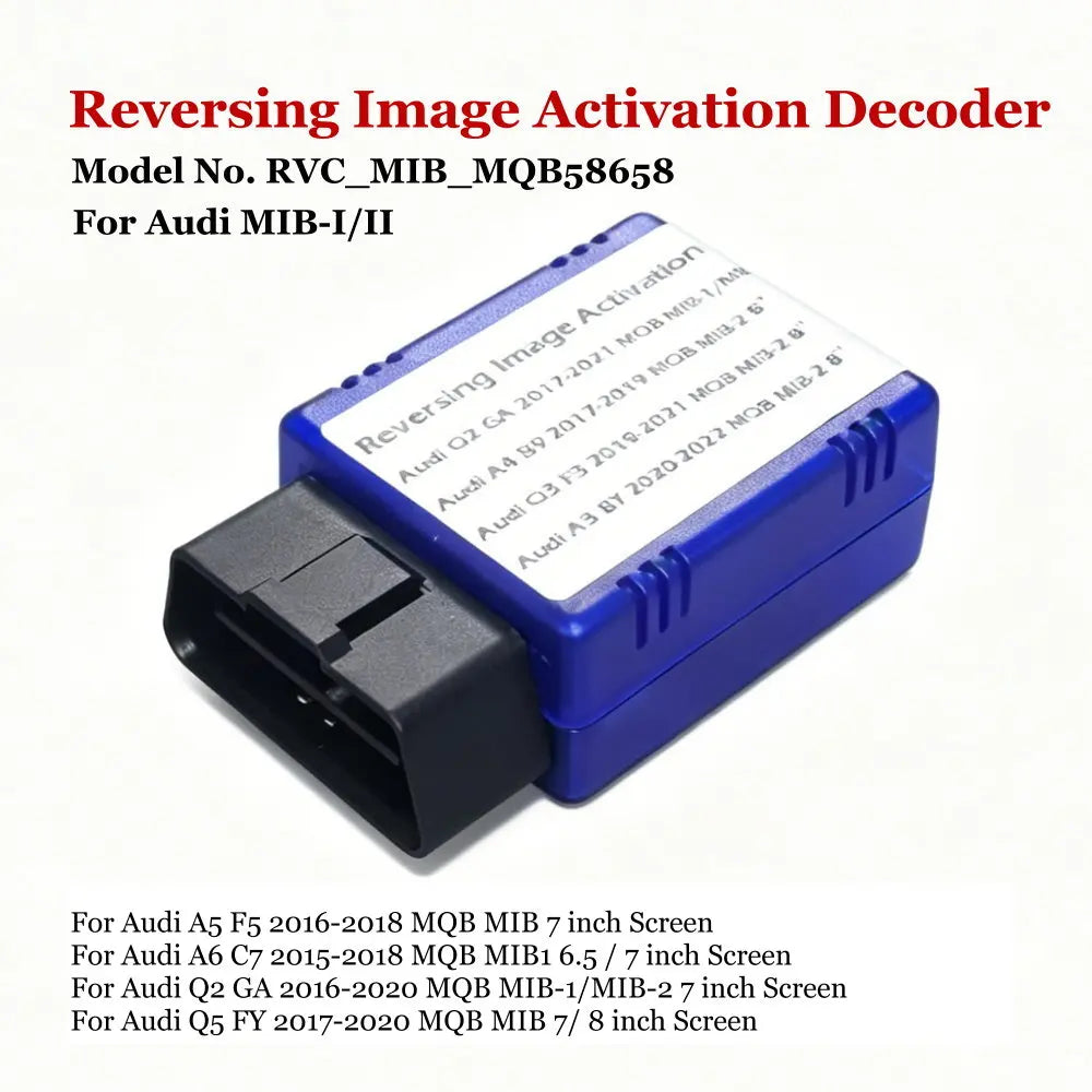 מודול קידוד OBD להפעלת מצלמת נסיעה לאחור ל-Audi Q2