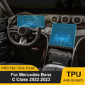 סרט TPU למסך ולדשבורד ב-Mercedes-Benz C-Class W206 ‏2022–2023