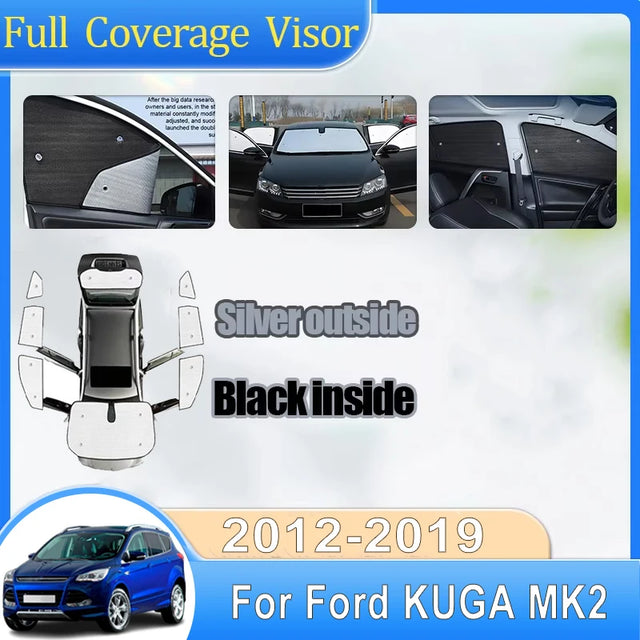 צלונים לחלונות לפורד קוגה MK2 2012–2019