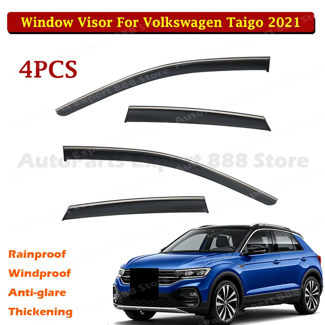 מגיני רוח כהים לחלונות הצד ל-Volkswagen Taigo — משנת 2021