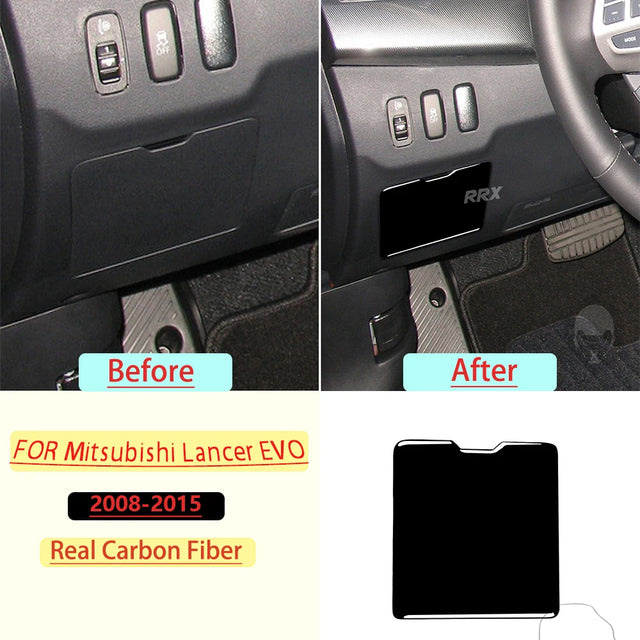 עיטור לתא הכפפות במיצובישי לנסר EVO