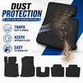 שטיחי רצפה שטוחים מעור PU ל-BMW סדרה 4 — 4 Series קבריולה, שנות 2013–2026