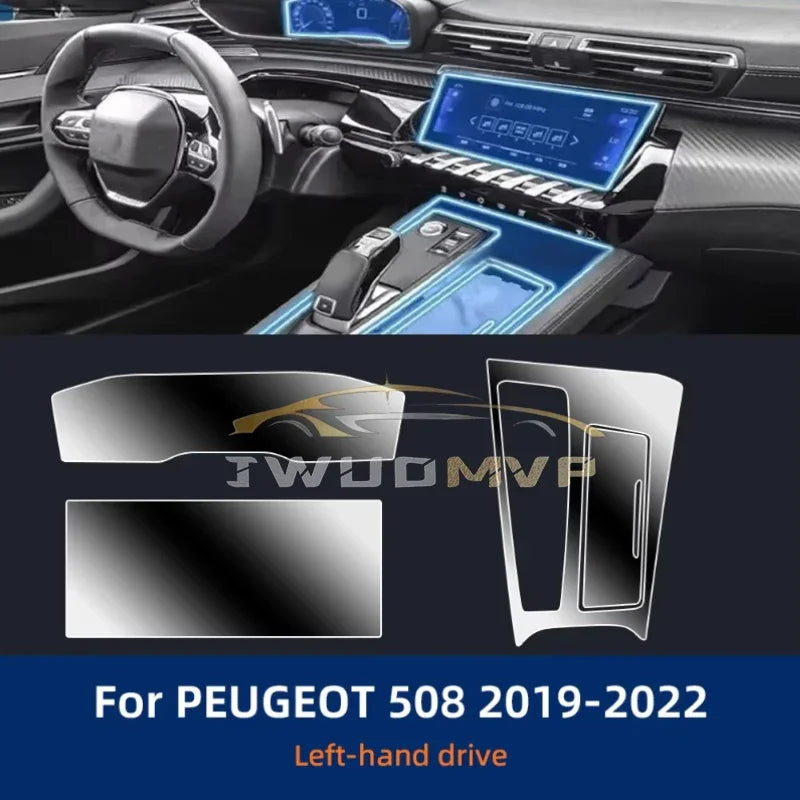 סרט הגנה TPU לקונסולה לפיג׳ו 508 2019–2022