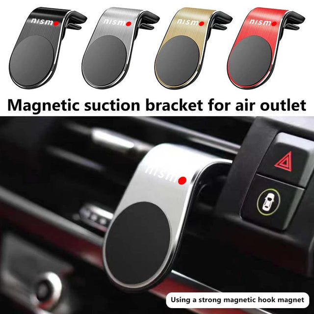מעמד טלפון מגנטי מתכתי בצורת L לניסאן פאת׳פיינדר וליף