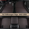 שטיחי רצפה דמויי עור בגזרה מותאמת ל-Volkswagen Taigo — Taigo, שנות 2022–2026