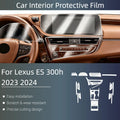 סרט TPU למסך ולפאנל ההילוכים ב-Lexus ES 300h ‏2023–2024