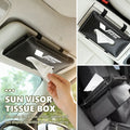 מחזיק דמוי עור לממחטות במגן השמש ל-Skoda Superb