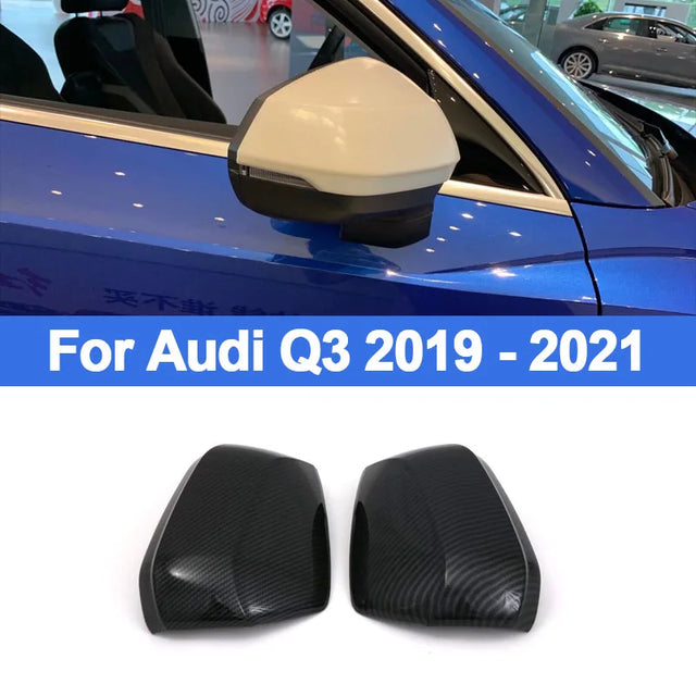 חיפוי ABS במראה קרבון למראות הצד ל-Audi Q3 — שנות 2019–2021