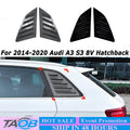 כיסויי תריס לחלונות הצד האחוריים ל-Audi A3 — A3/S3 8V האצ׳בק, שנות 2014–2020