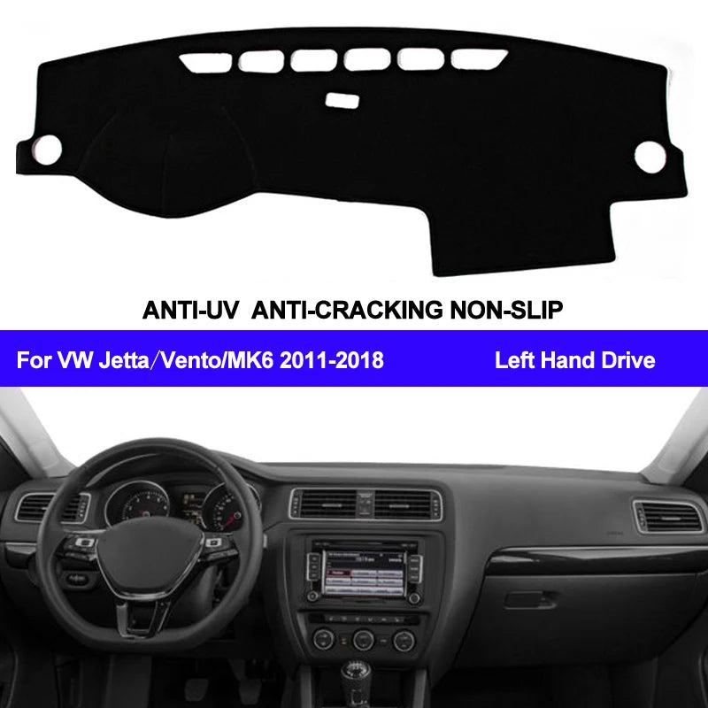 כיסוי דשבורד להגנה מהשמש ל-Volkswagen Jetta — Jetta/Vento MK6, שנות 2011–2018