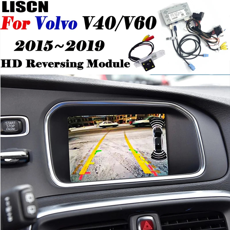 מודול מצלמת רוורס למסך המקורי ב-Volvo V40 ‏2015–2019