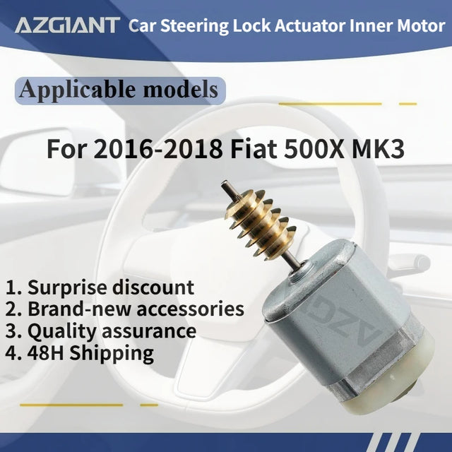 מנוע פנימי למנעול ההגה 12V לשנים 2016–2018 לפיאט 500X